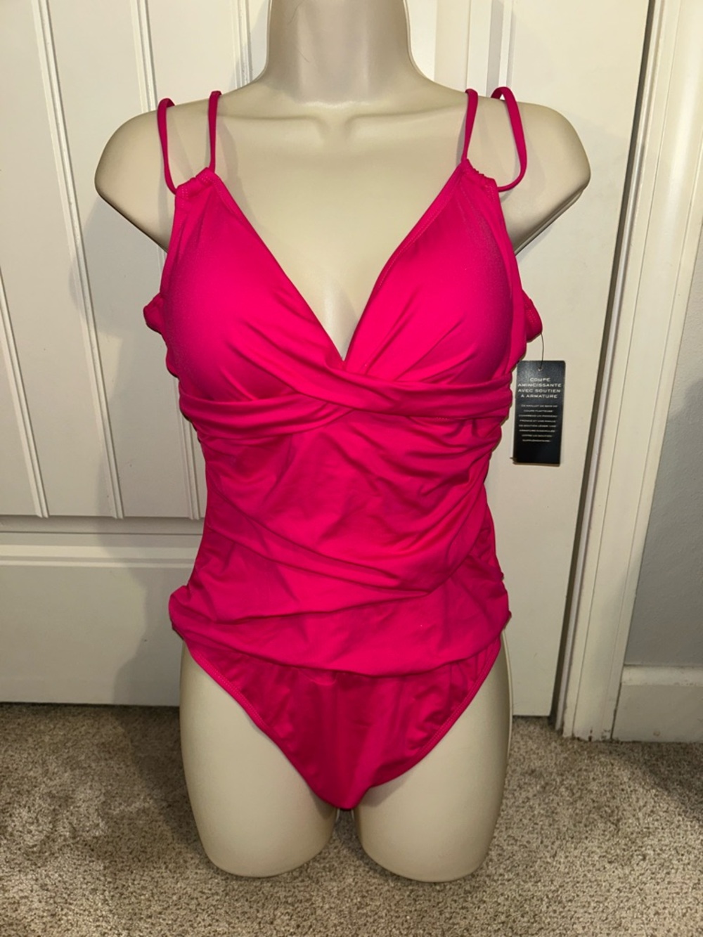Ralph Lauren Fuchsia Pink One-Piece Swimsuit